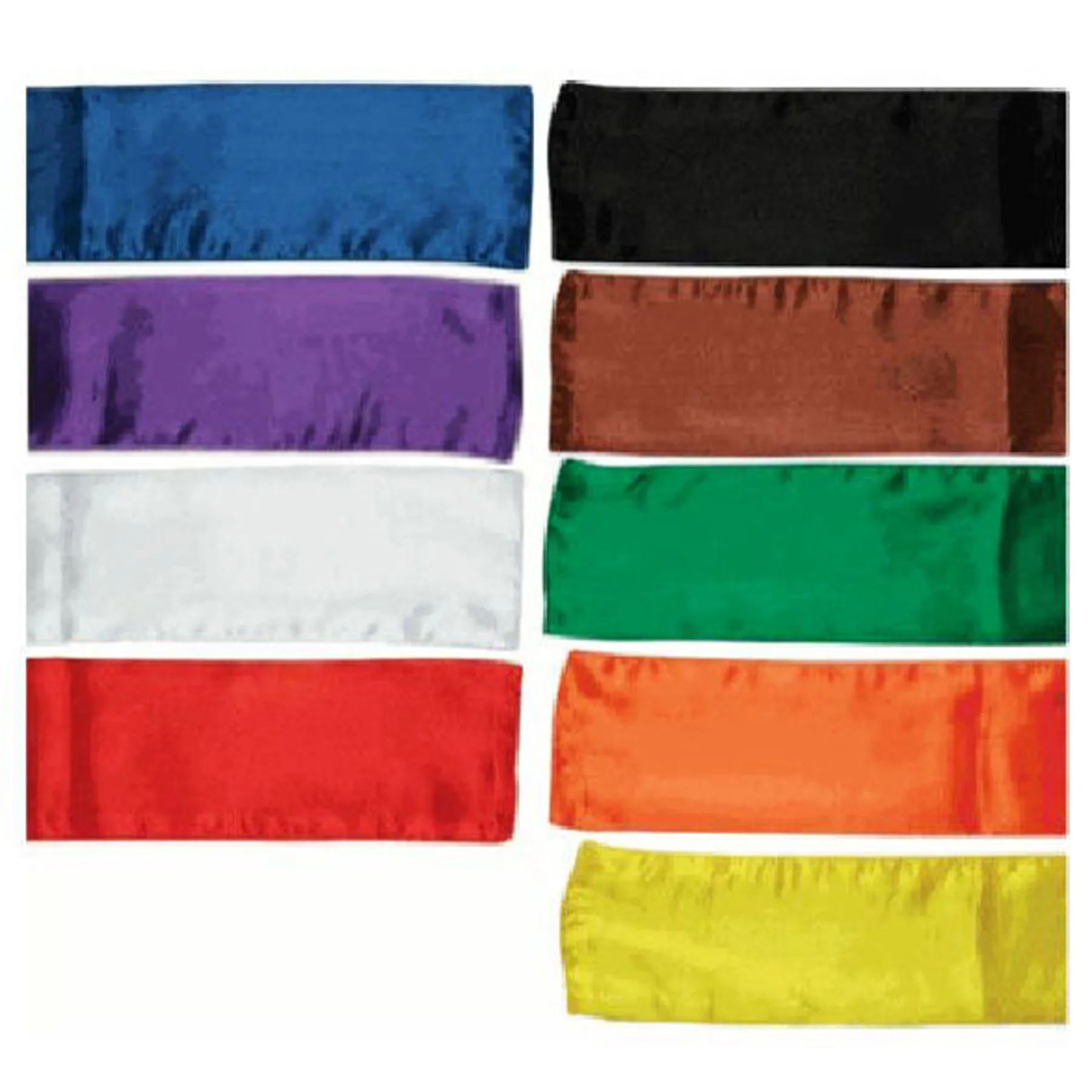 Kung Fu Sash in Satin Fabric With Customized Print Logo