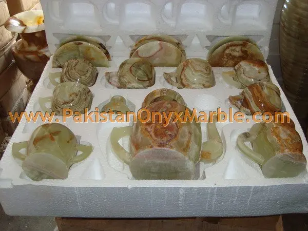BUY CHEAP NATURAL COLOR ONYX TEA SETS HANDICRAFTS
