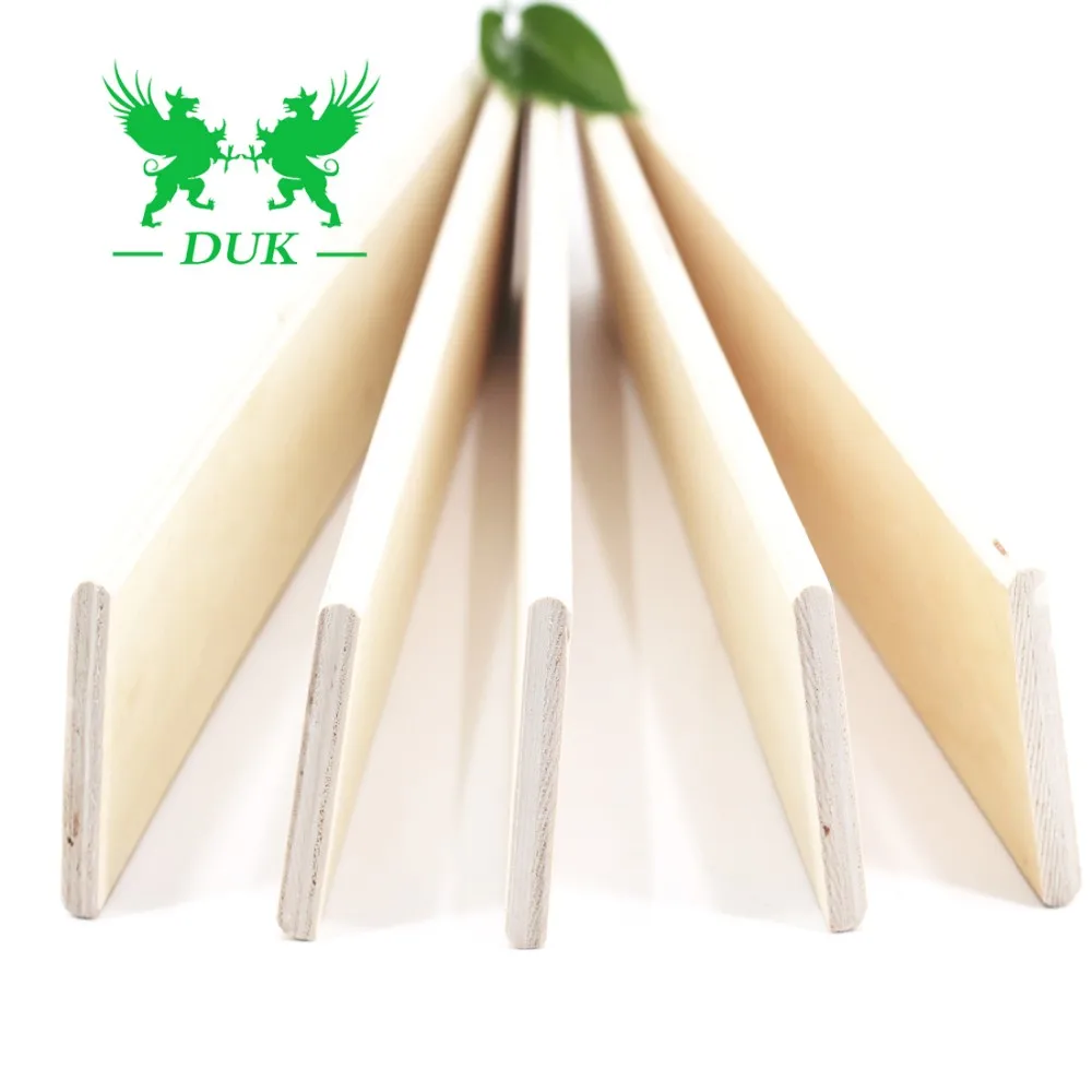 FSC,JAS, EPA, CARB Certified Bleached White Poplar LVL /LVL Bed Slats for Bed Frame, Door Core