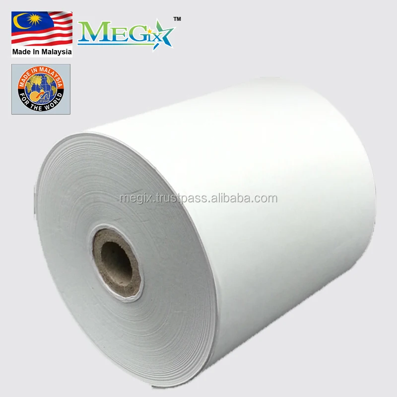 Made In Malaysia High Quality Thermal Paper Roll 80*80mm 80*70mm with paper or plastic core