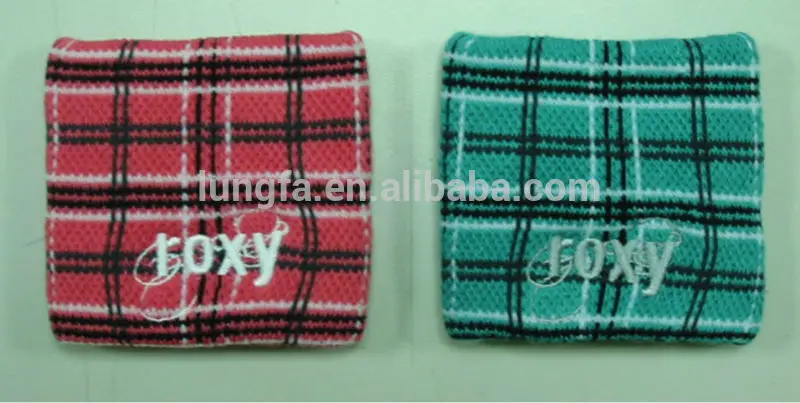 
New sports jacquard or terry wrist sweatband for ball games and running 