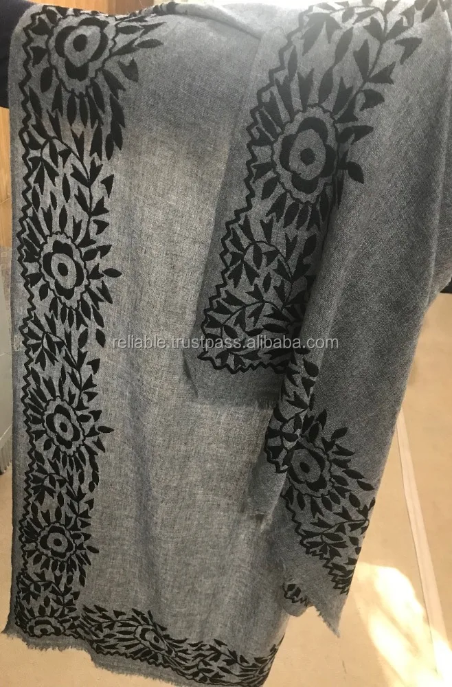 Stylish Cashmere Wool Stole Scarf Hand Embroidered Shawls Adults Winter Summer Printed Linen Cotton Chiffon Muslim Logo Gift