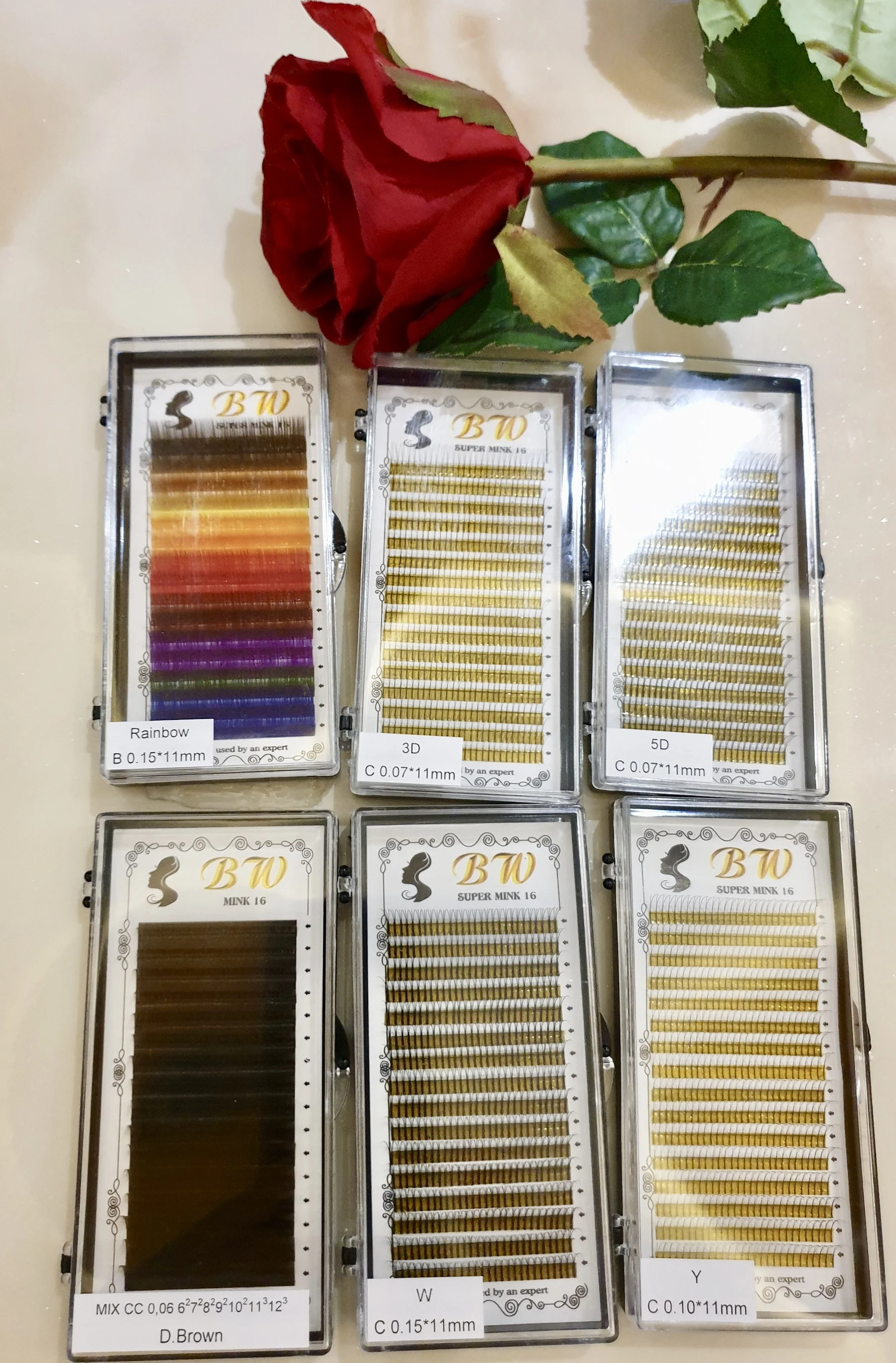 
COLOR Mink /Silk eyelash extension Korea of the manufacturing in Vietnam 