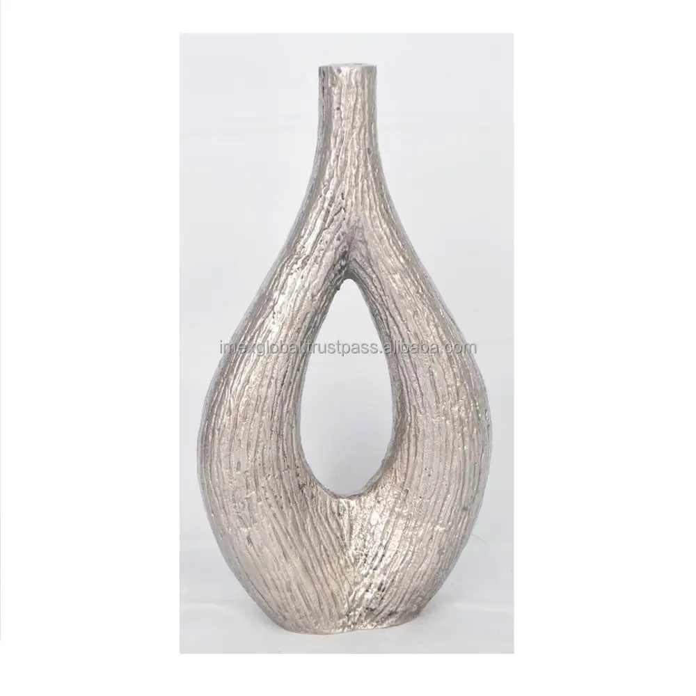 Алюминиевая антикварная серебряная ваза для цветов высокое качество и лучшее производство по оптовой цене самая продаваемая