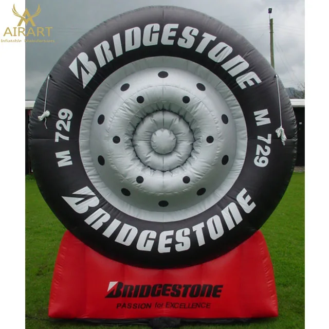 advertising inflatable Custom large inflatable tire/tyre shape balloon for outdoor commercial advertising