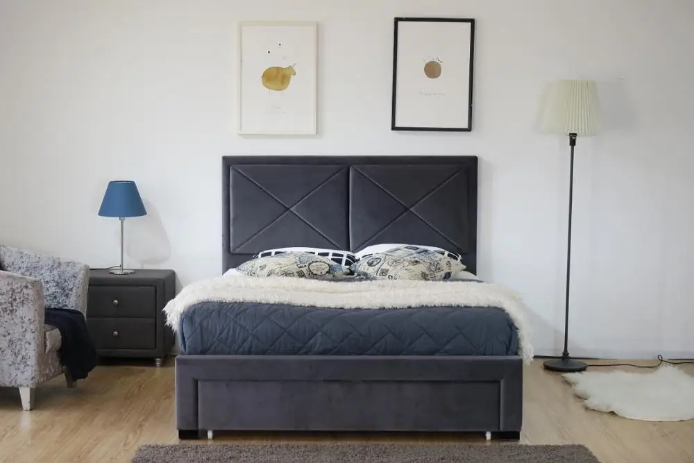 2019 Modern Design Cezanne 2+1 Storage Drawer Bed
