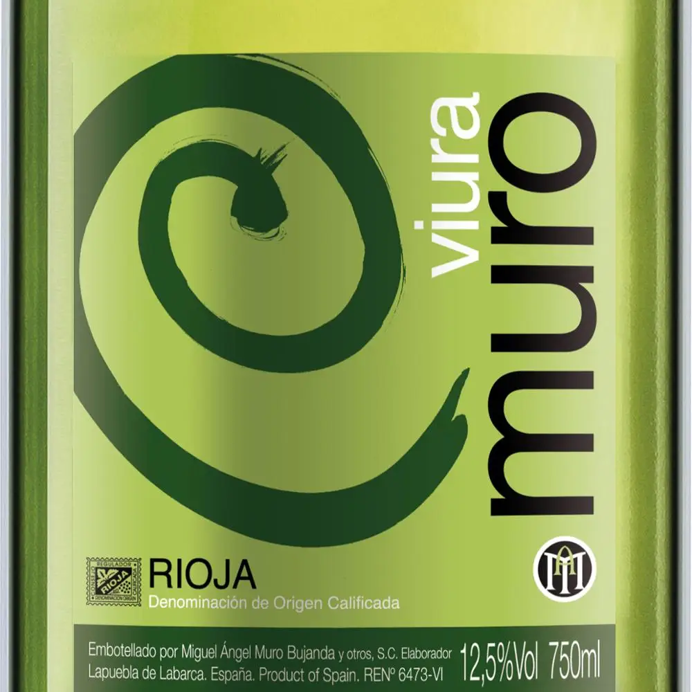 
Spanish Doc Rioja white hight quality wine Muro 13% 