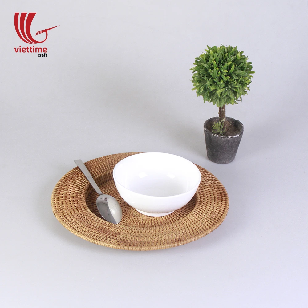 Hot Sale!!! Round Natural Rattan Charger Plate, Elegant Woven Charger Plate Wholesale