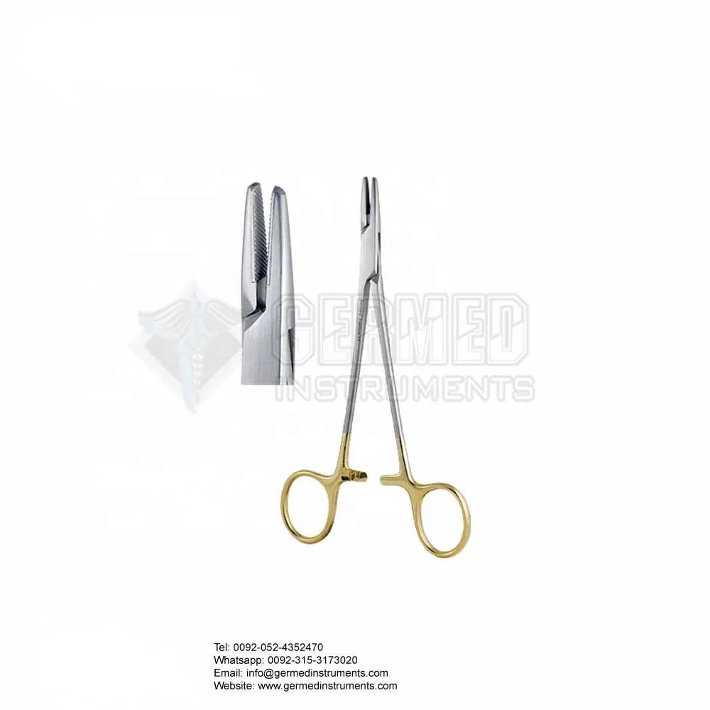 Sialkot Made Manufacturer Supplier Wholesale Best Price Mayo Hegar Needle Holder Tungsten Carbide 14cm By Germed Enterprises