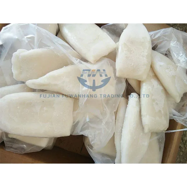 Frozen squid tube with 40% glazing factory price