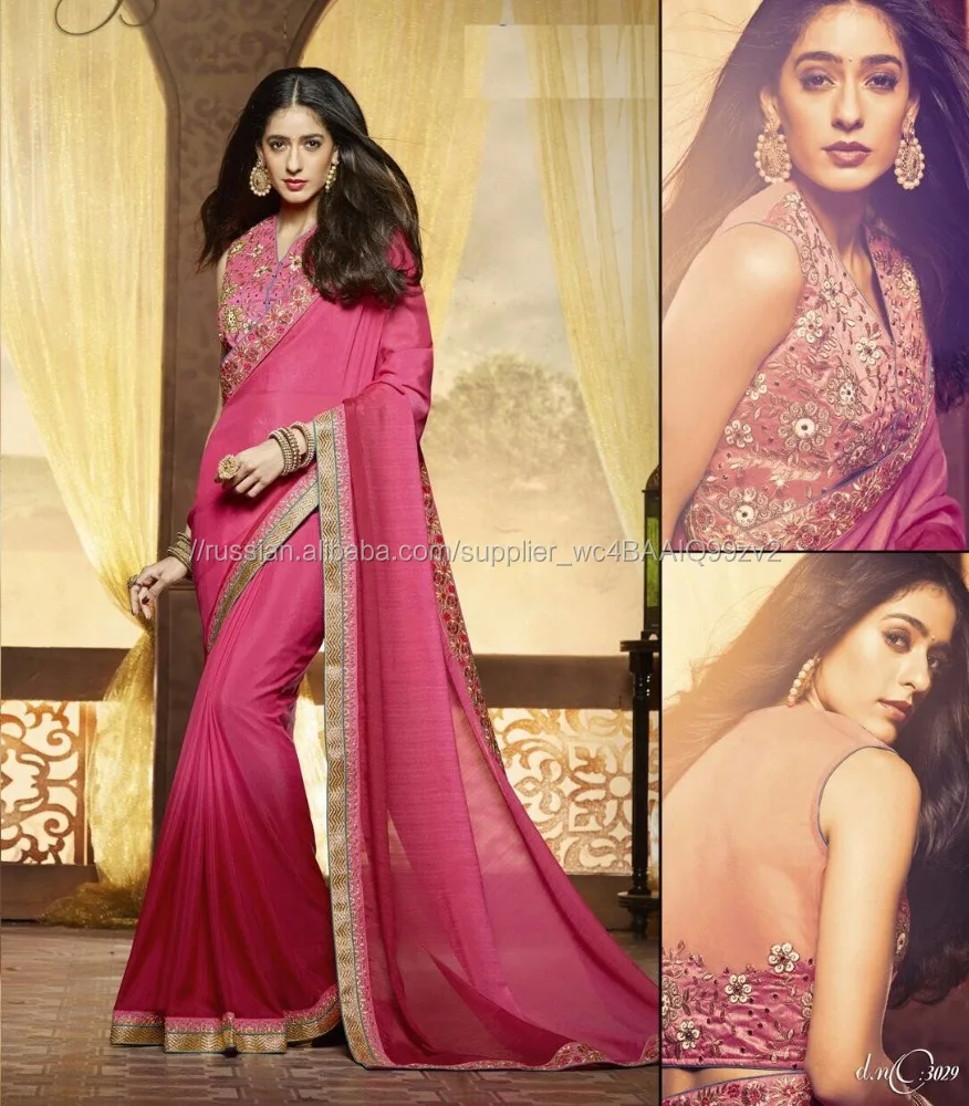 Сари / сари Розовый цвет Marwadi Керала Saree petticoat Черный красный дизайнер Готов к