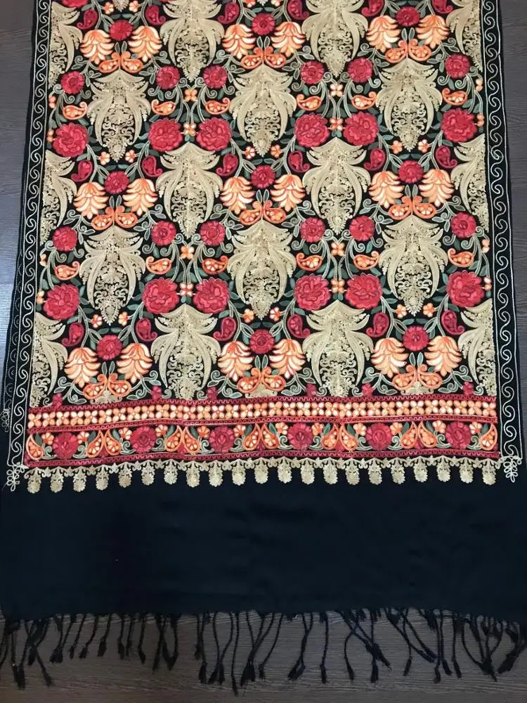 kashmir Embroidery Scarf Shawls and stoles