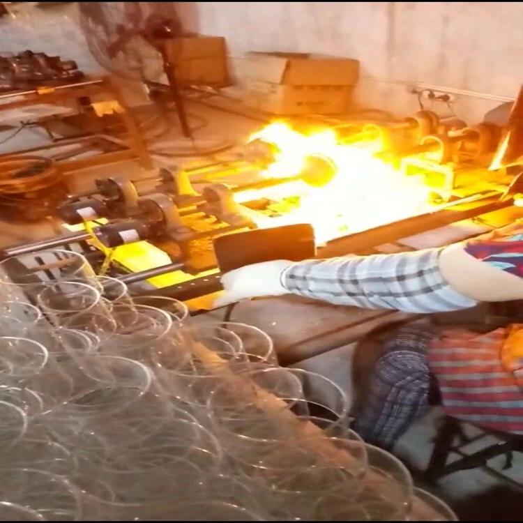 
glass petri dish forming machine (can form petri dish from glass tube ) 