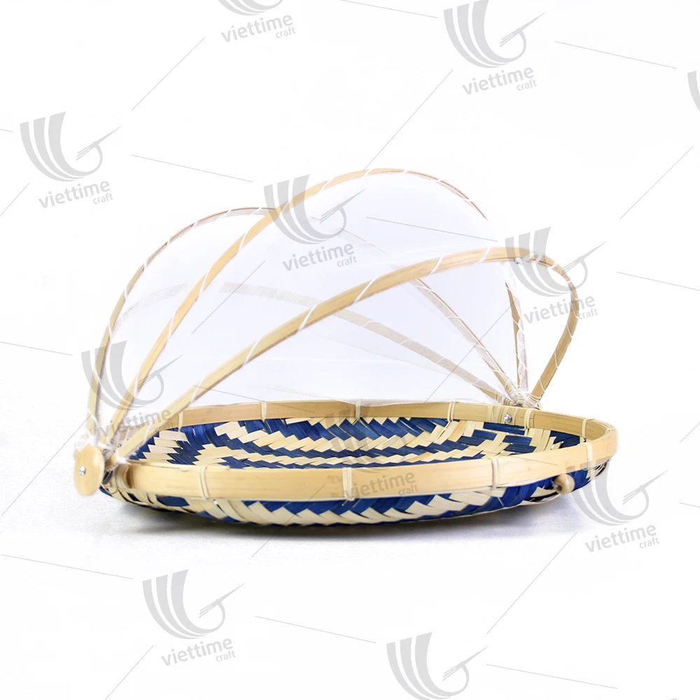 Delicate woven bamboo food cover, cheap food protection wholesale