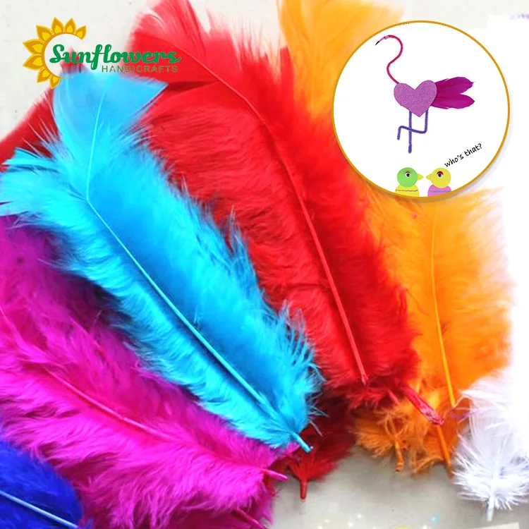 Перья индейки для рукоделия и украшения дома
