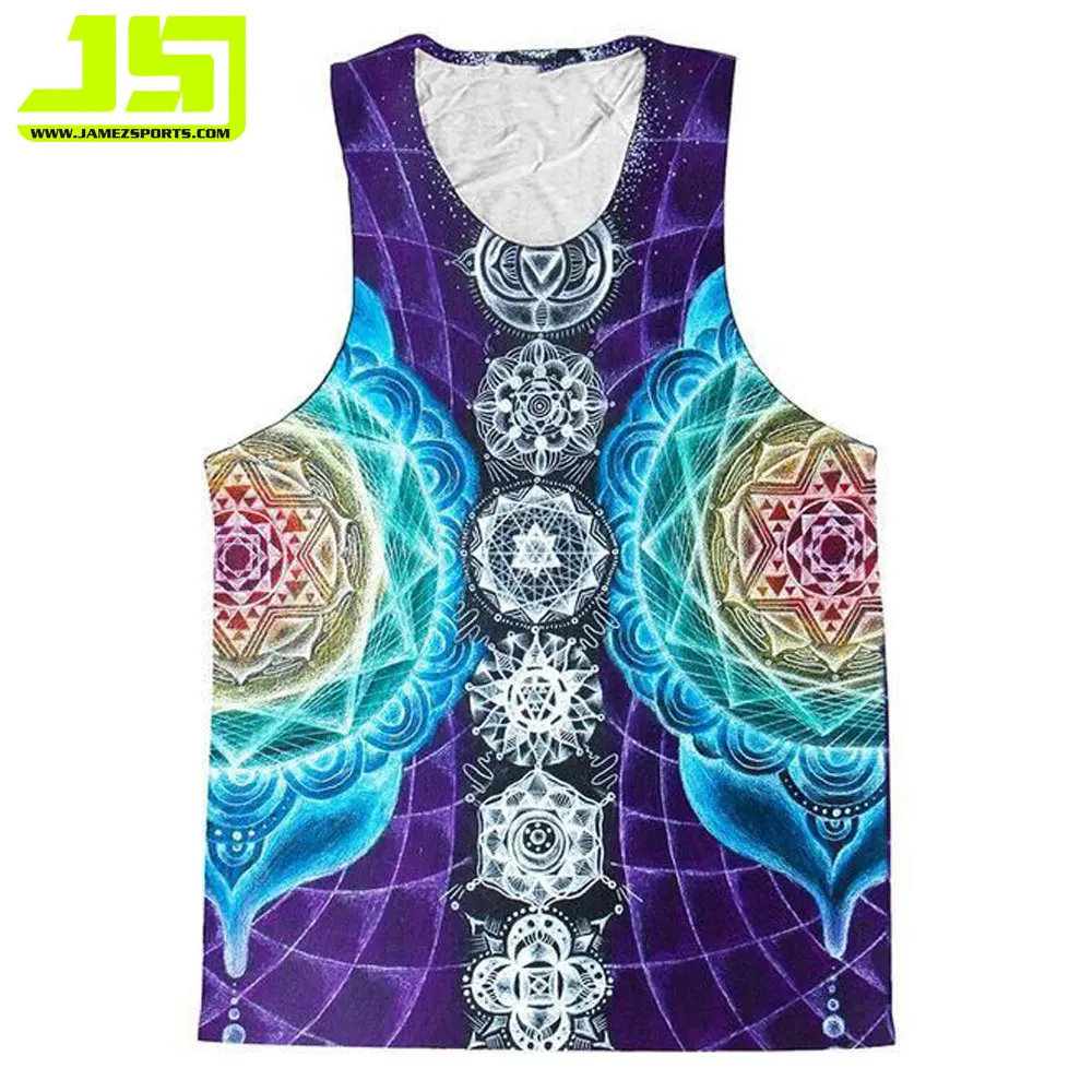 Newest Style Sublimation Men Tank Top