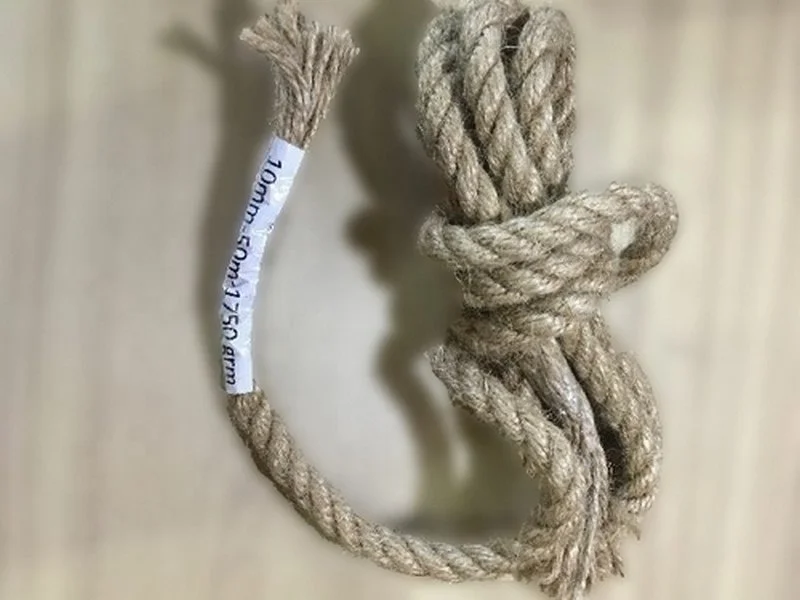 Hard twisted Jute Rope, Jute Twisted Cord, 100% Recyclable 4~50 mm