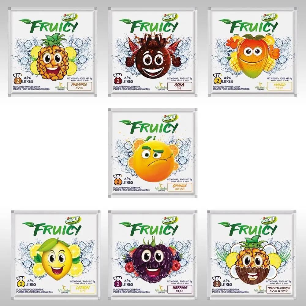 
Fruicy ORANGE Flavoured Powder Drink / 2 Litres 