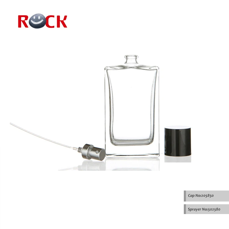 NEW Wholesale decorative perfume bottle square empty glass bottles