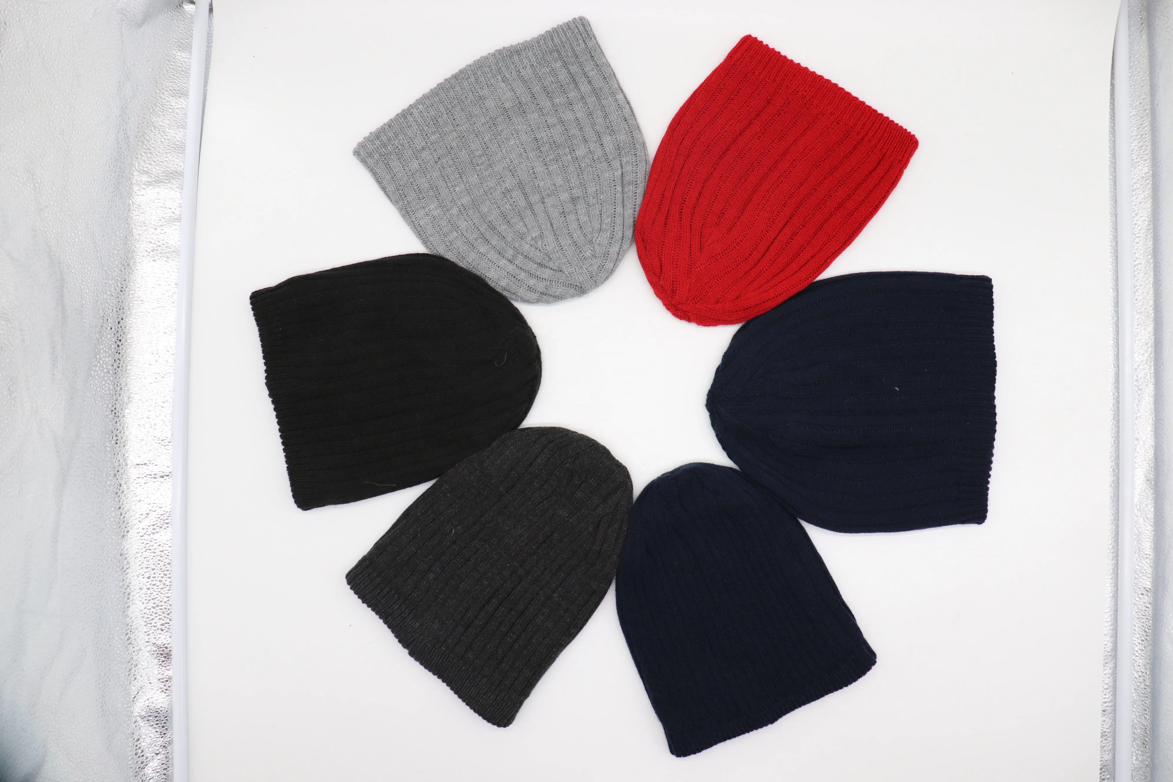 custom patch winter bamboo beanies hat  95% cotton