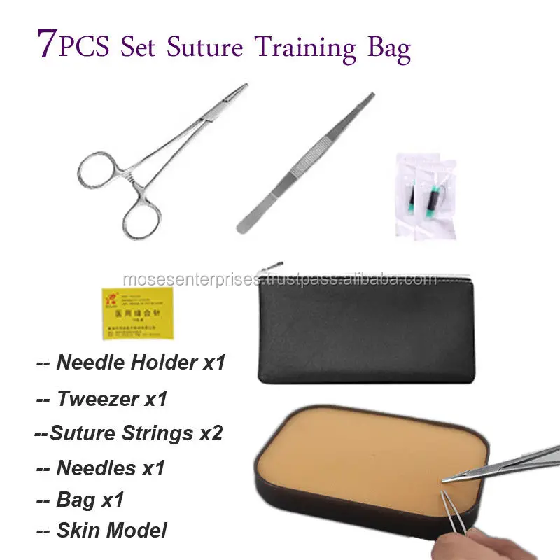 Dental Suture Training Kit Student Suture Practice Kit With Silicone Pad