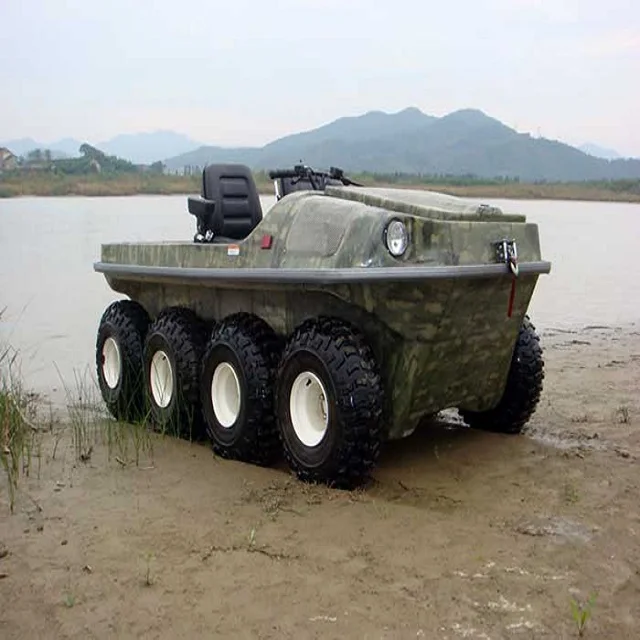 
Amphibious 8 x 8 Rescue All Rough Terrain Vehicles 