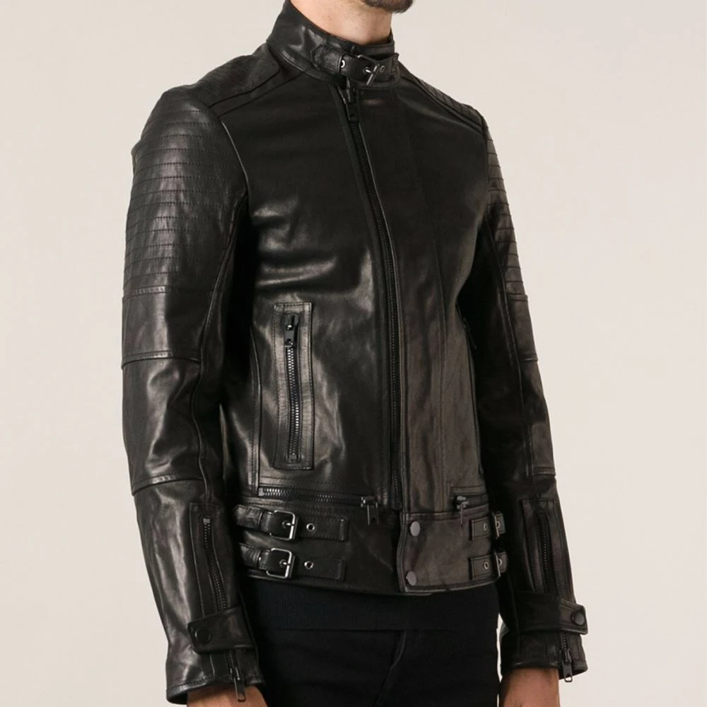 Мужская куртка из высококачественной натуральной кожи