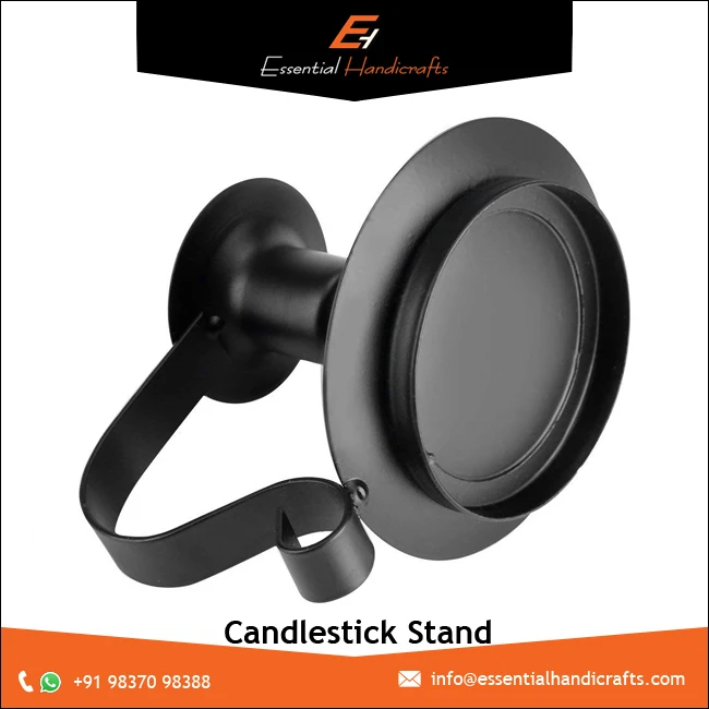 Popular Design Strong and Easily Handmade Pillar Candle Stick Stand Metal Candle Holders Lanterns & Candle Jars