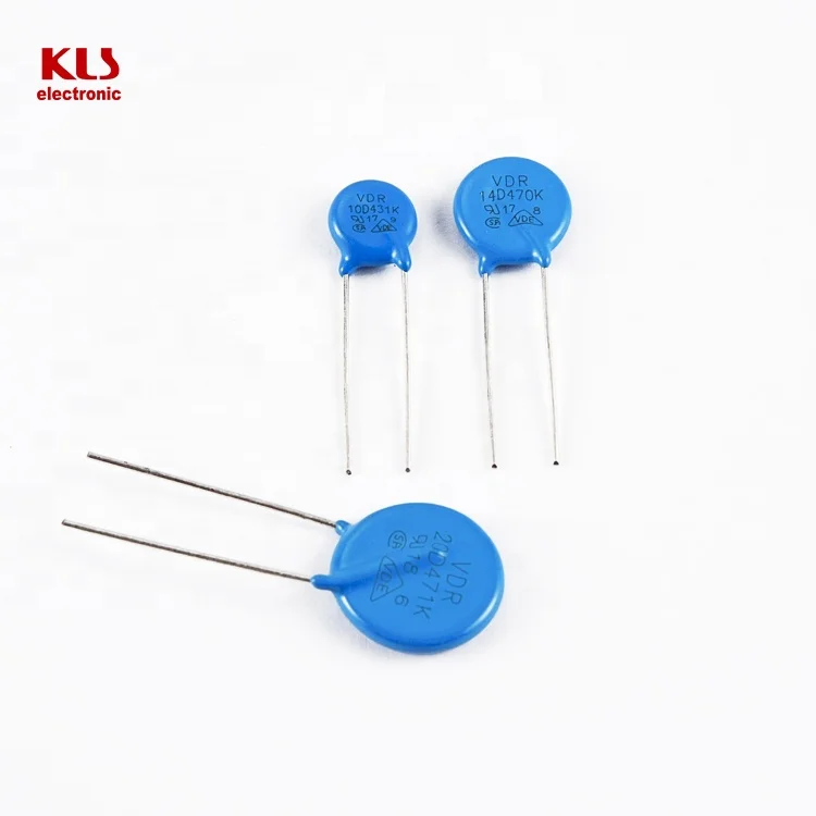 High quality VDR ZOV KLS6-07D391K 390V 1.75KA disc 7mm varistor 3mov