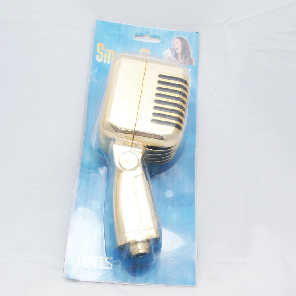 Vintage Microphone shape novelty shower head