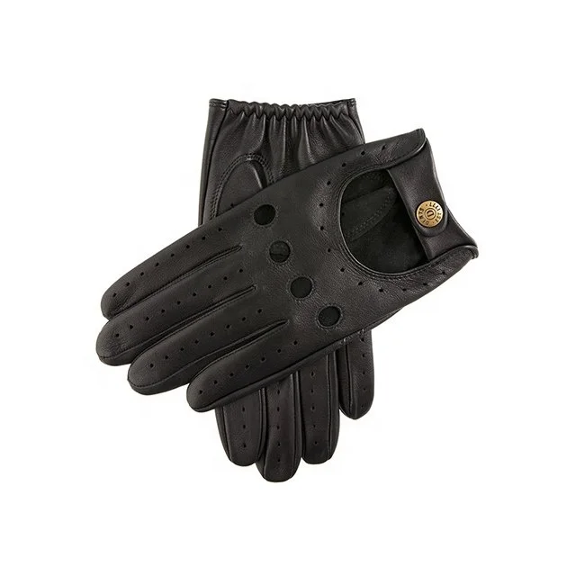 custom leather gloves men winter 100% real leather hand wear