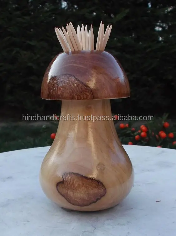 Wooden Tooth Pick, Straw and Needle Holder