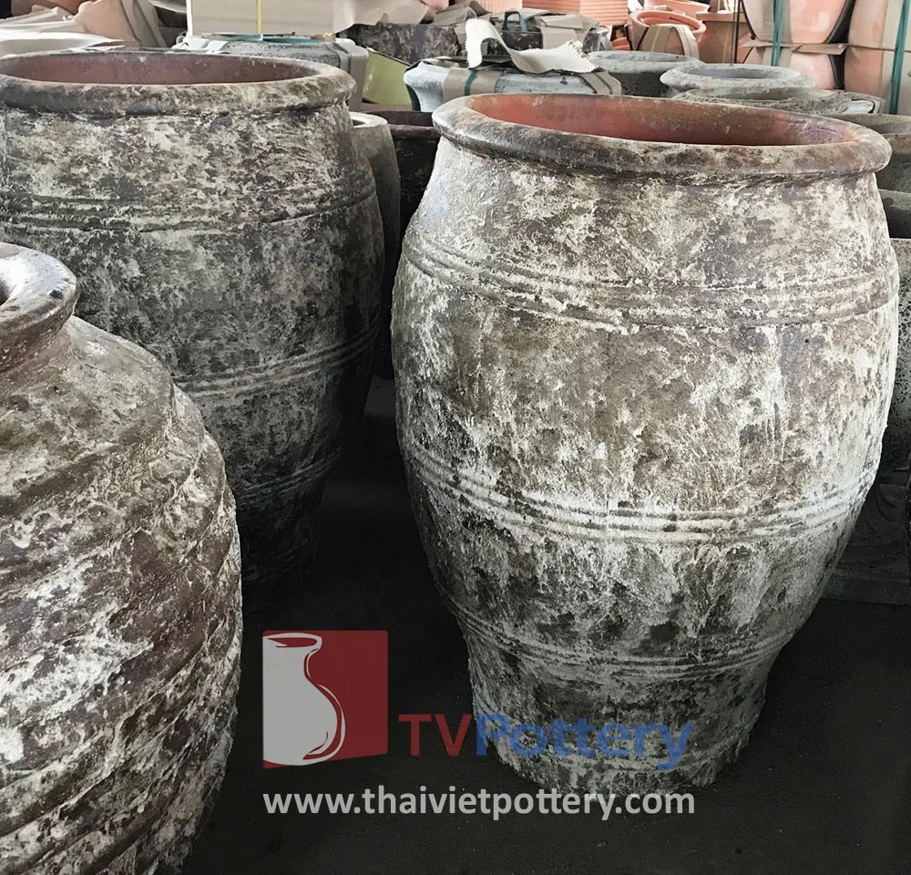 large glazed ceramic garden pots