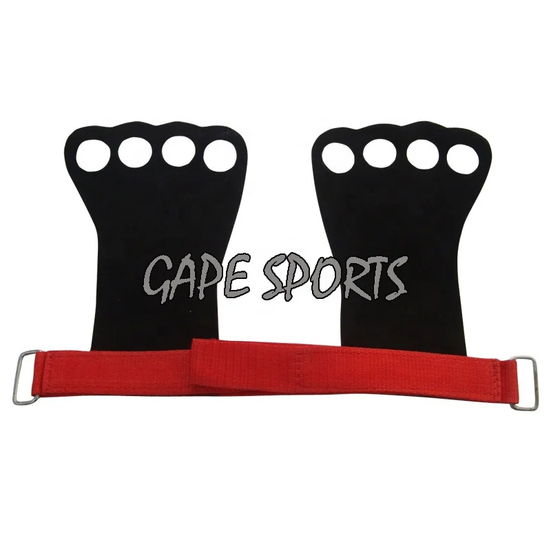 Wholesale Weightlifting Palm Grip Genuine Leather OEM Custom Logo Gym Exercise Protect your Hand palm grip