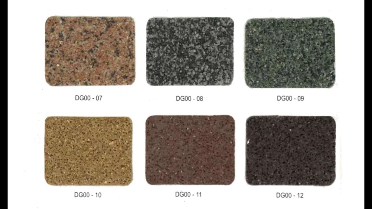 Water Proof Interior Wall Texture Color Granular Sand for Water Based Acrylic Resin Sand Used Direct Apply