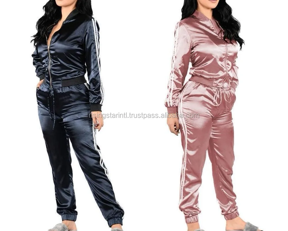 sexy ladies hot track suit velvet fabric women tracksuit stylish girl jogging tracksuit
