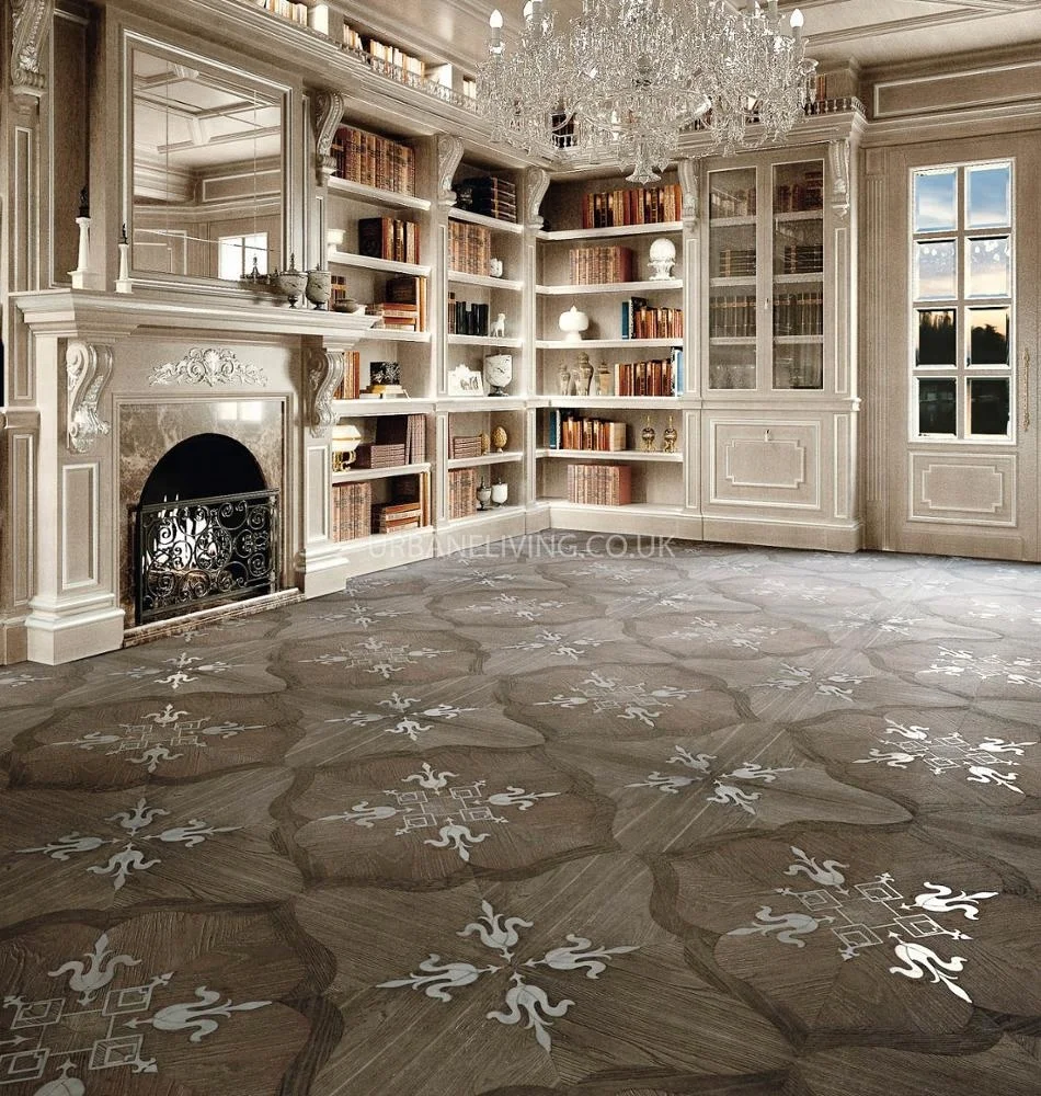 French style modern parquet engineered waterproof finish walnut oak wood flooring design