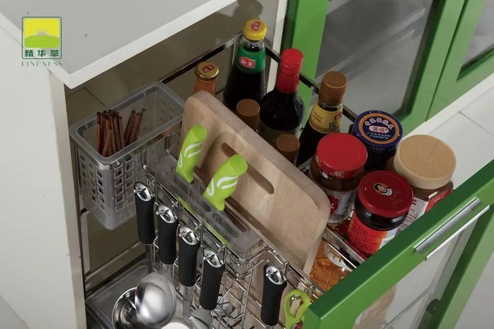 
Hot sale! China wire storage Pull out stainless steel kitchen cabinet drawer 