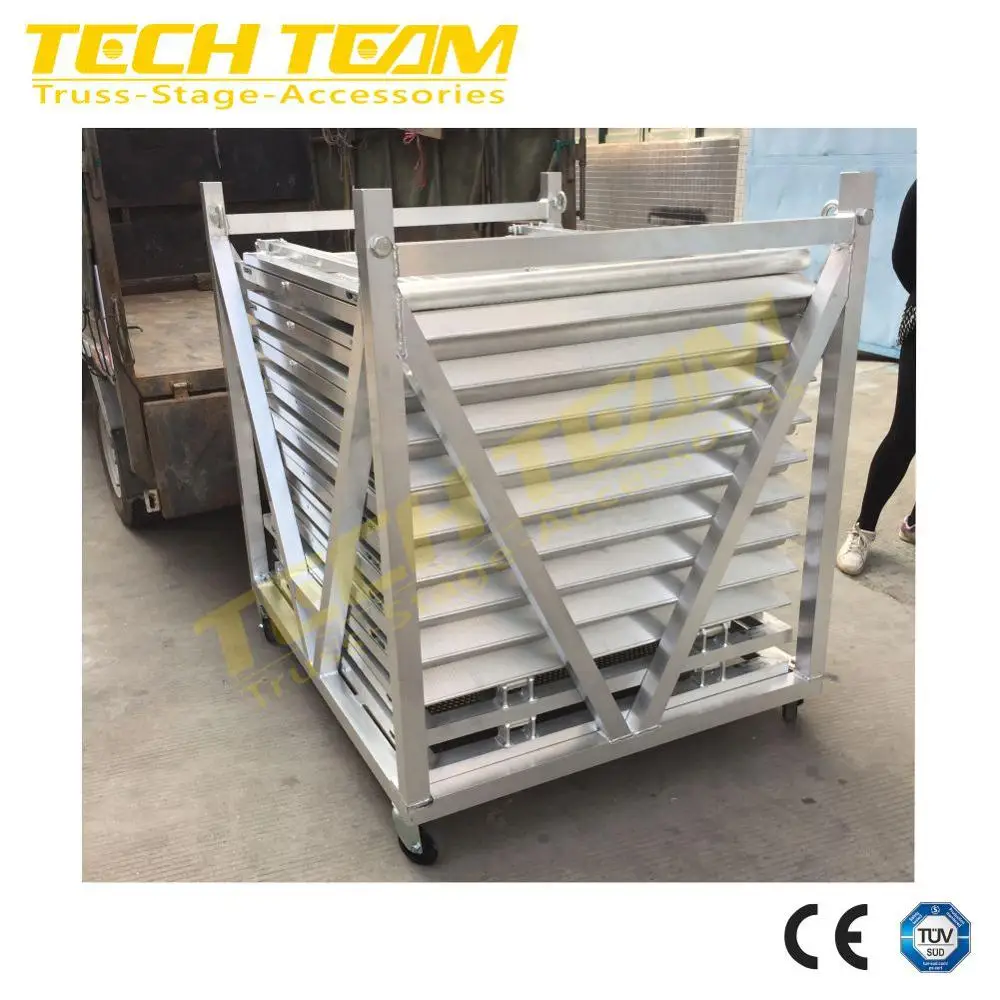 Barrier Transport Car Roller Barrier With Wheel