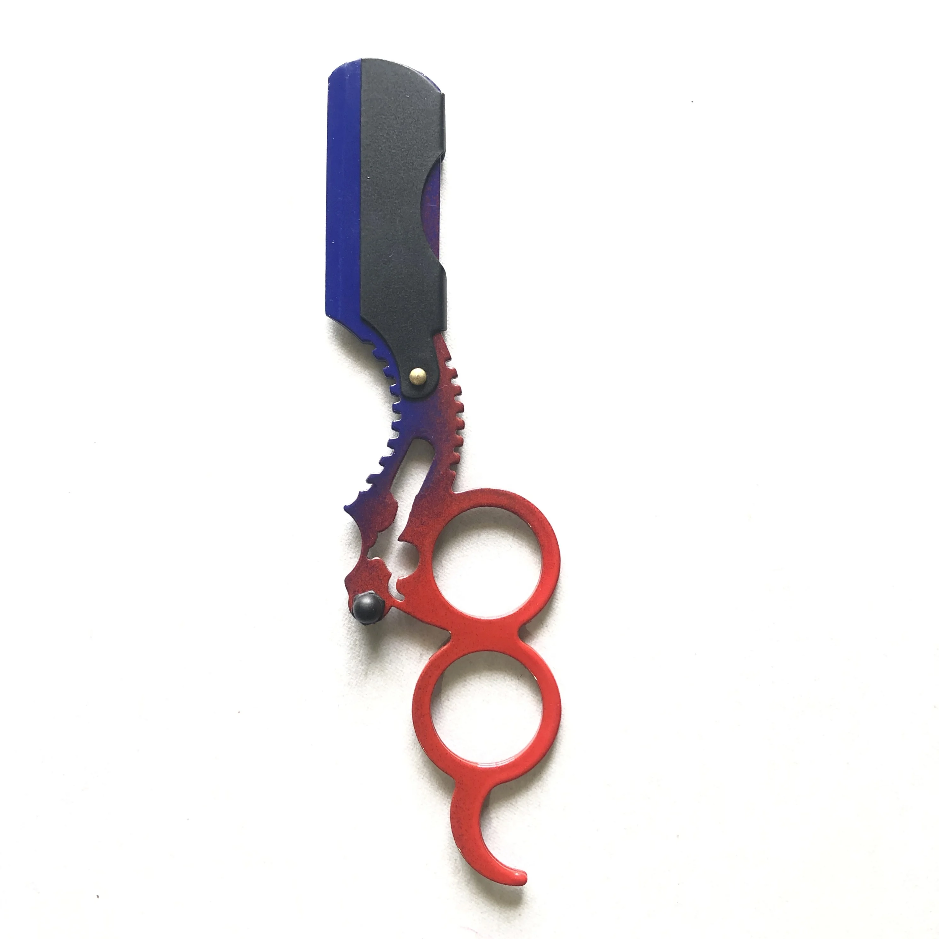 Professional Finger Shavette Barber Razor Holder Salon Straight Edge Razor