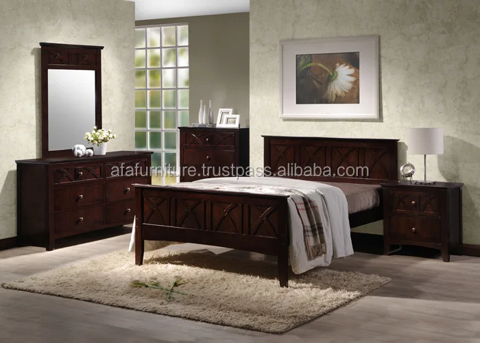 
Wooden bedroom set furniture Malaysia 