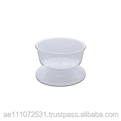 Al Bayader Disposable Clear Plastic Mini Frozen Dessert Cups ,mousse dessert cup with lid from Dubai UAE