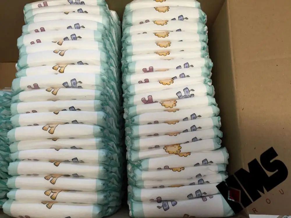 Baby Diapers in Cartons