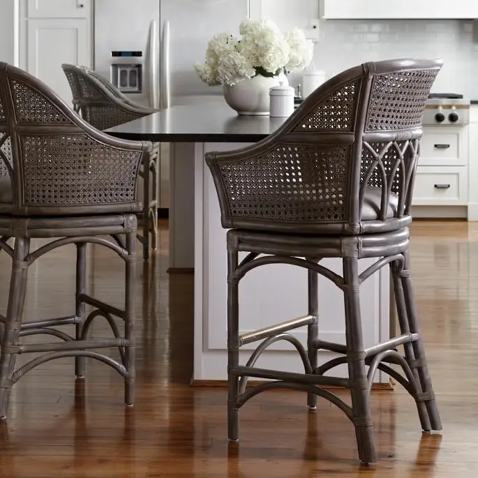 Традиционный Плетеный табурет Polewali для столовой, домашняя роскошная мебель для отеля, Традиционный набор из 5 звезд