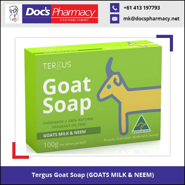 
Hot Selling Australian 100% Natural Handmade Goat Milk Soap with Neem 