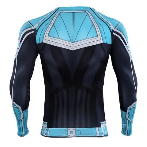 REEDOT Пользовательский логотип Капитан MARVEL BJJ RASHGUARD