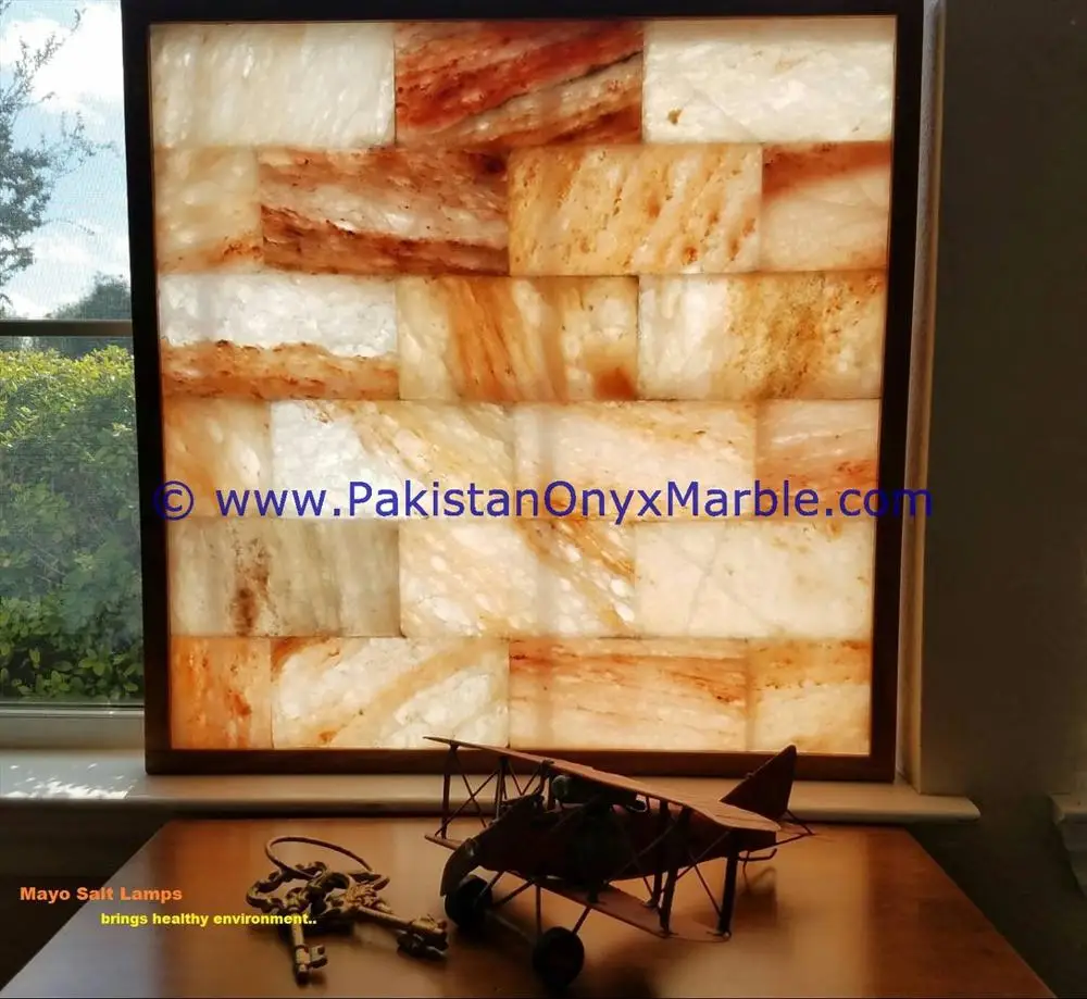 Wall Decorative  himalayan salt wall Panels salt therapy benefits
