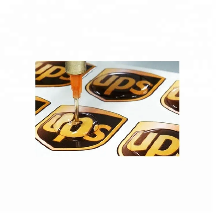 
Customized domed waterproof epoxy sticker resin 