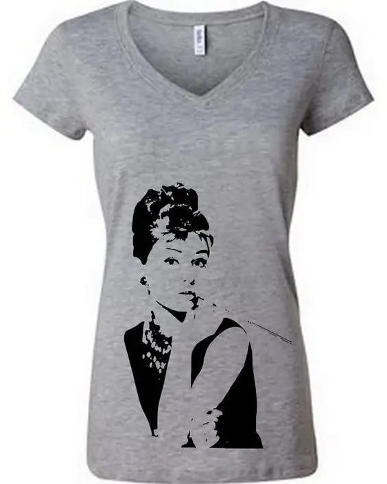 
 Модная женская футболка из 100% хлопка  