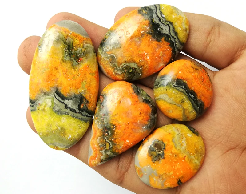 Bumble Bee Jasper Loose Gemstone Cabochon